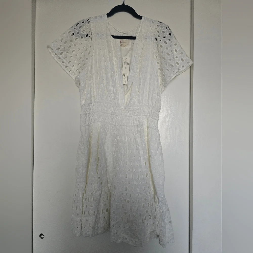 Somerset Eyelet Short Sleeve Dress - Picture 1 of 3
